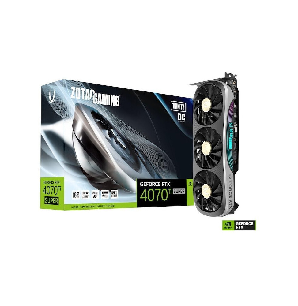 VGA ZOTAC GeForce® RTX 4070 TI SUPER 16GB Trinity OC