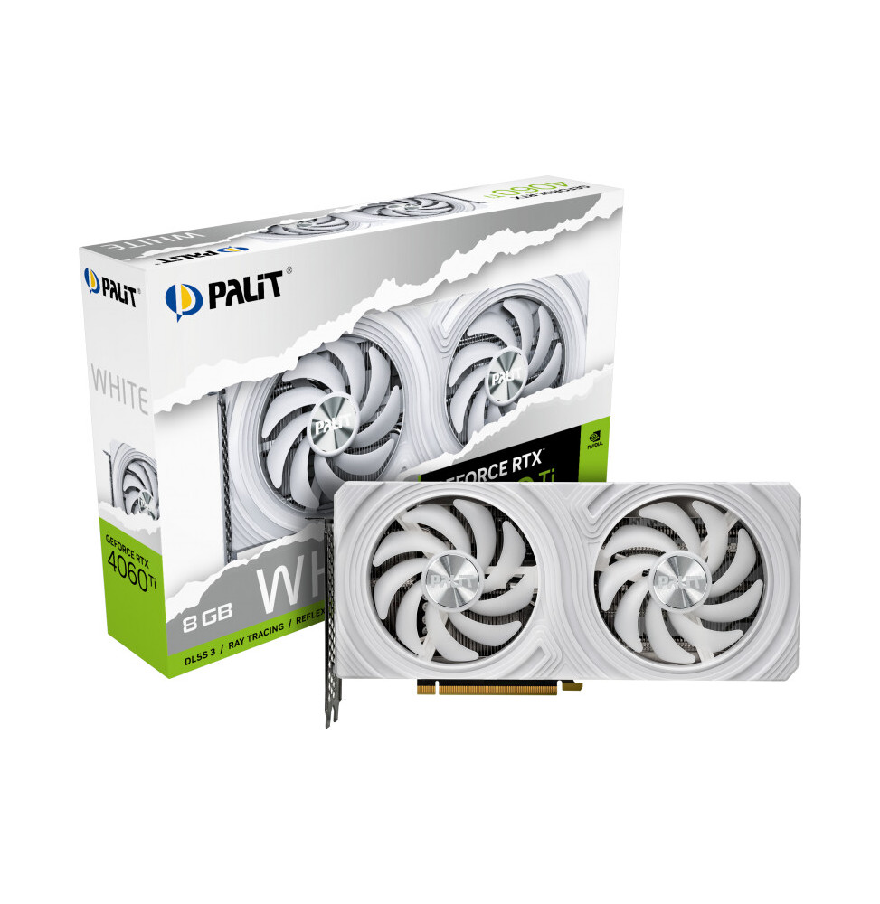 VGA Palit GeForce® RTX 4060 TI  8GB White