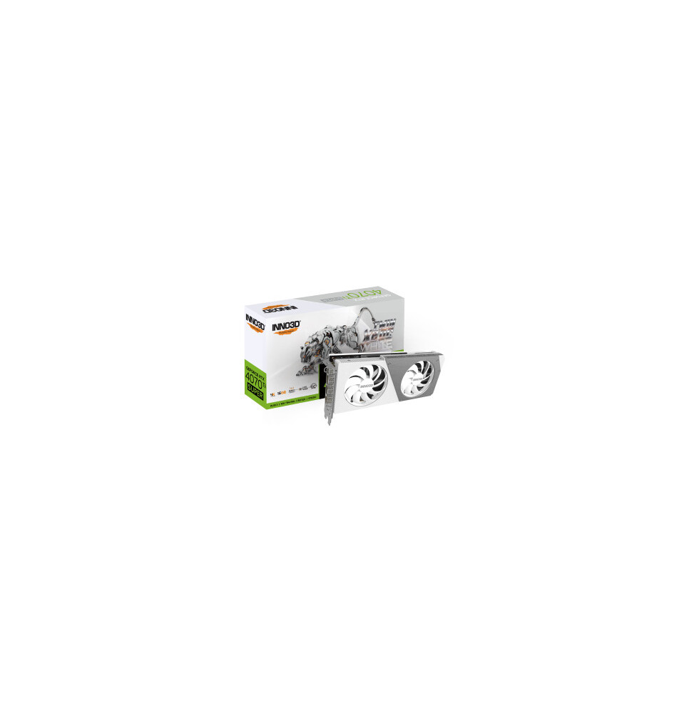 VGA Inno3D GeForce® RTX 4070 Ti 16GB SUPER TWIN X2 OC White