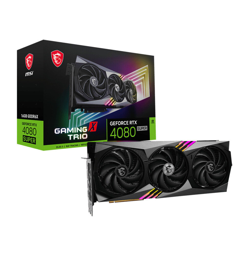 VGA MSI GeForce® RTX 4080 SUPER 16GB Gaming X Trio