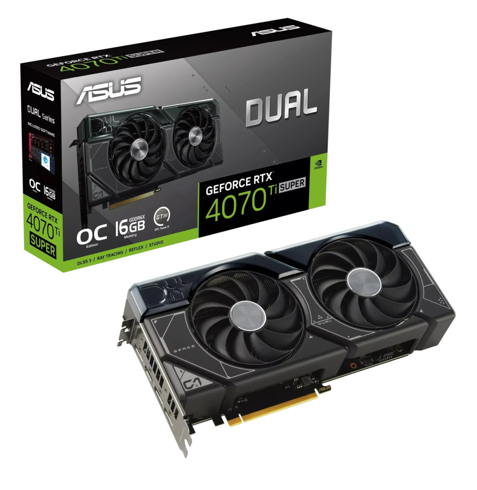 VGA Asus GeForce® RTX 4070 Ti Super 16GB DUAL OC