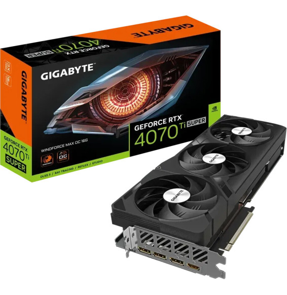 VGA Gigabyte GeForce® RTX 4070 Ti SUPER 16GB WINDFORCE MAX OC