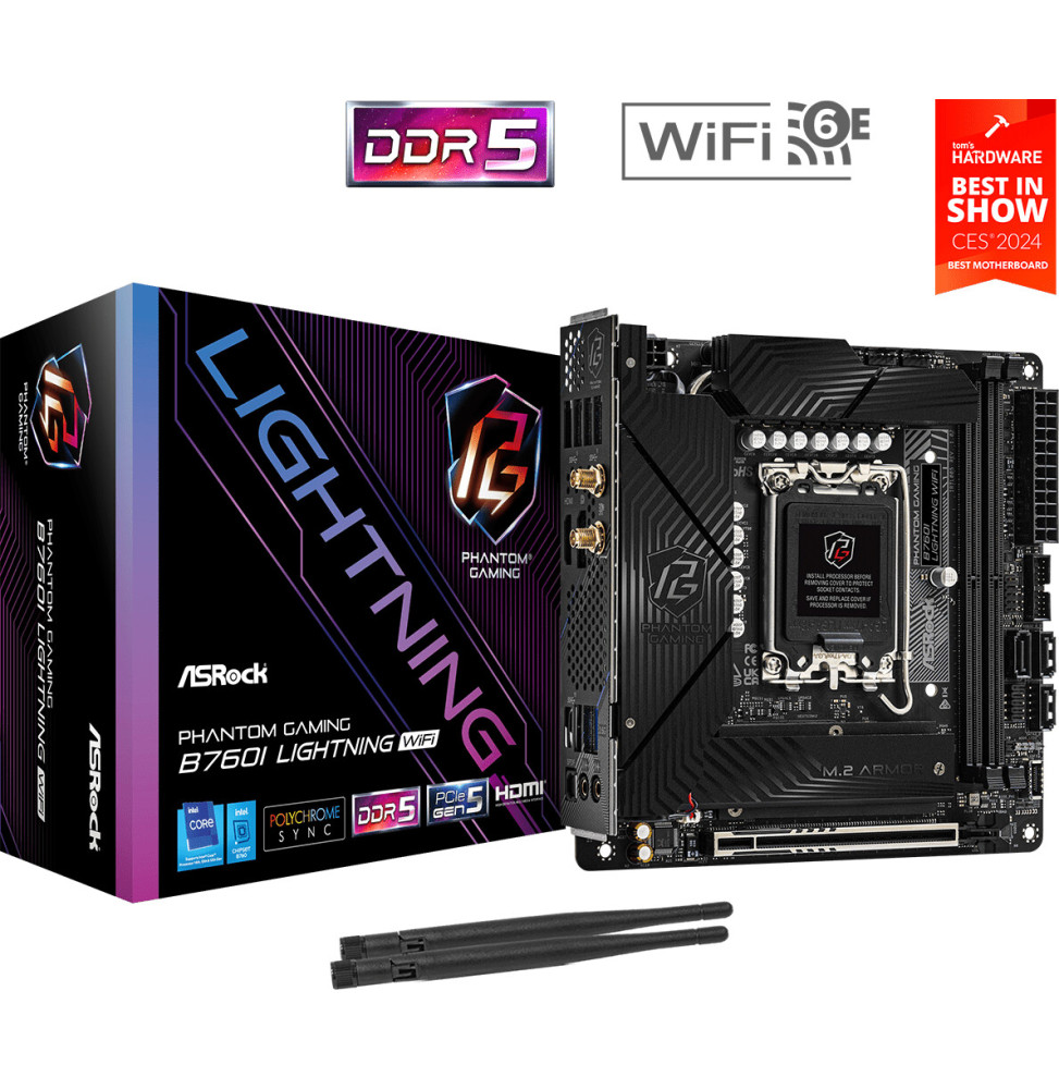 ASROCK B760I LIGHTNING WIFI (1700) (D)