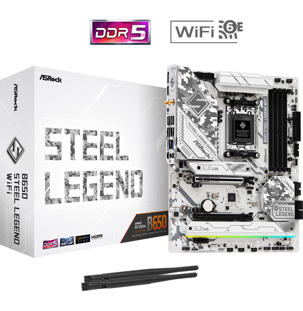 ASROCK B650 Steel Legend WIFI (AM5) (D)