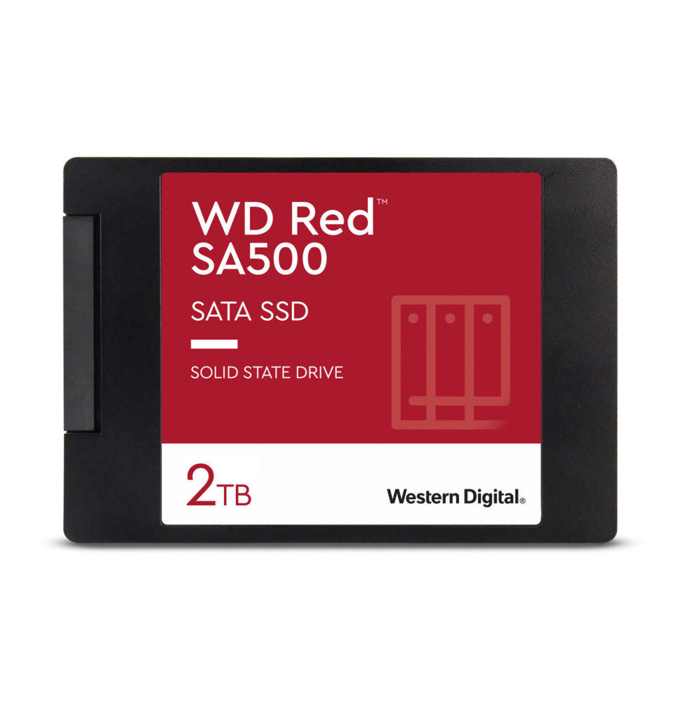 SSD WD RED SA500 2TB NAS Sata3 2,5 7mm WDS200T2R0A 3D NAND