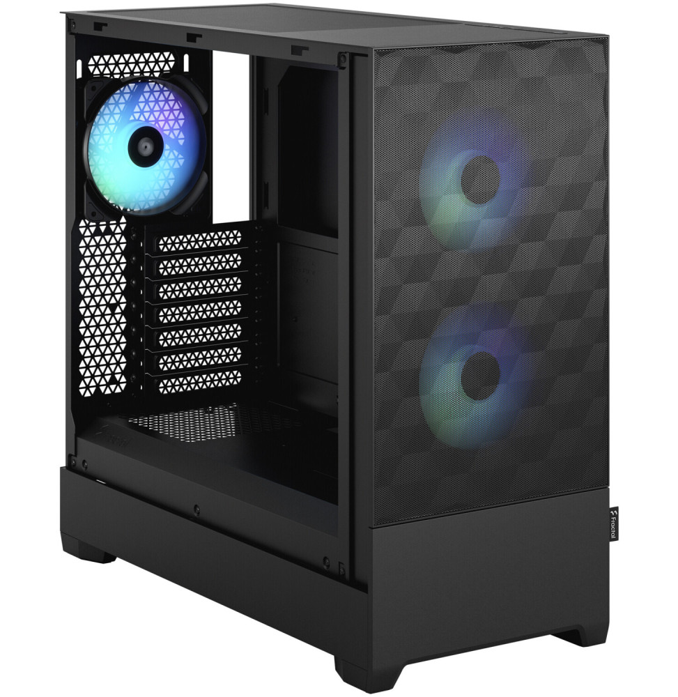 PC- Case Fractal Pop Air RGB TG Clear Tint - schwarz