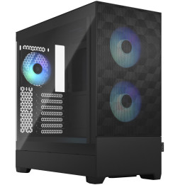 PC- Case Fractal Pop Air RGB TG Clear Tint - schwarz