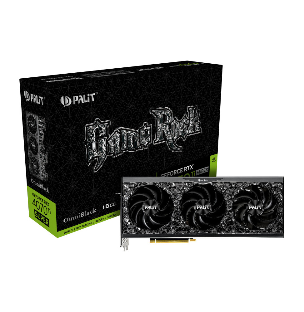 VGA Palit GeForce® RTX 4070 Ti Super 16GB GameRock OmniBlack