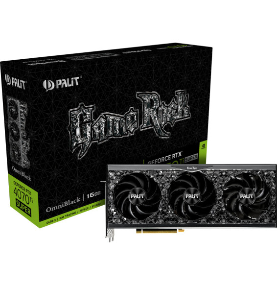 VGA Palit GeForce® RTX 4070 Ti Super 16GB GameRock OmniBlack