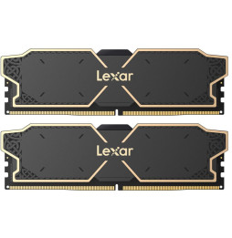 DDR5 32GB KIT 2x16GB PC 6000 Lexar THOR CL32 with heatsink schwarz LD5U16G60C32LG-RGD