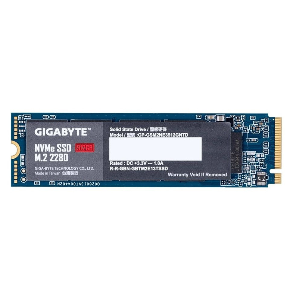 SSD GIGABYTE 512GB M.2 PCIe GP-GSM2NE3512GNTD