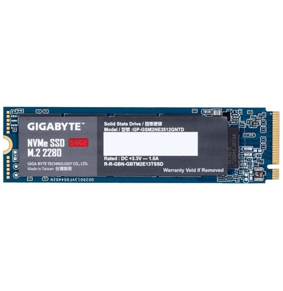 SSD GIGABYTE 512GB M.2 PCIe GP-GSM2NE3512GNTD