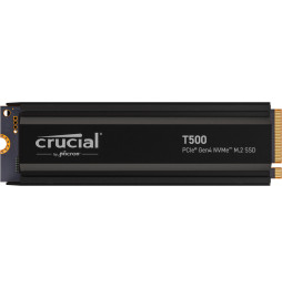 SSD Crucial 1TB T500 CT1000T500SSD5 PCIe M.2 NVME PCIe 4.0 x4 Heatsink