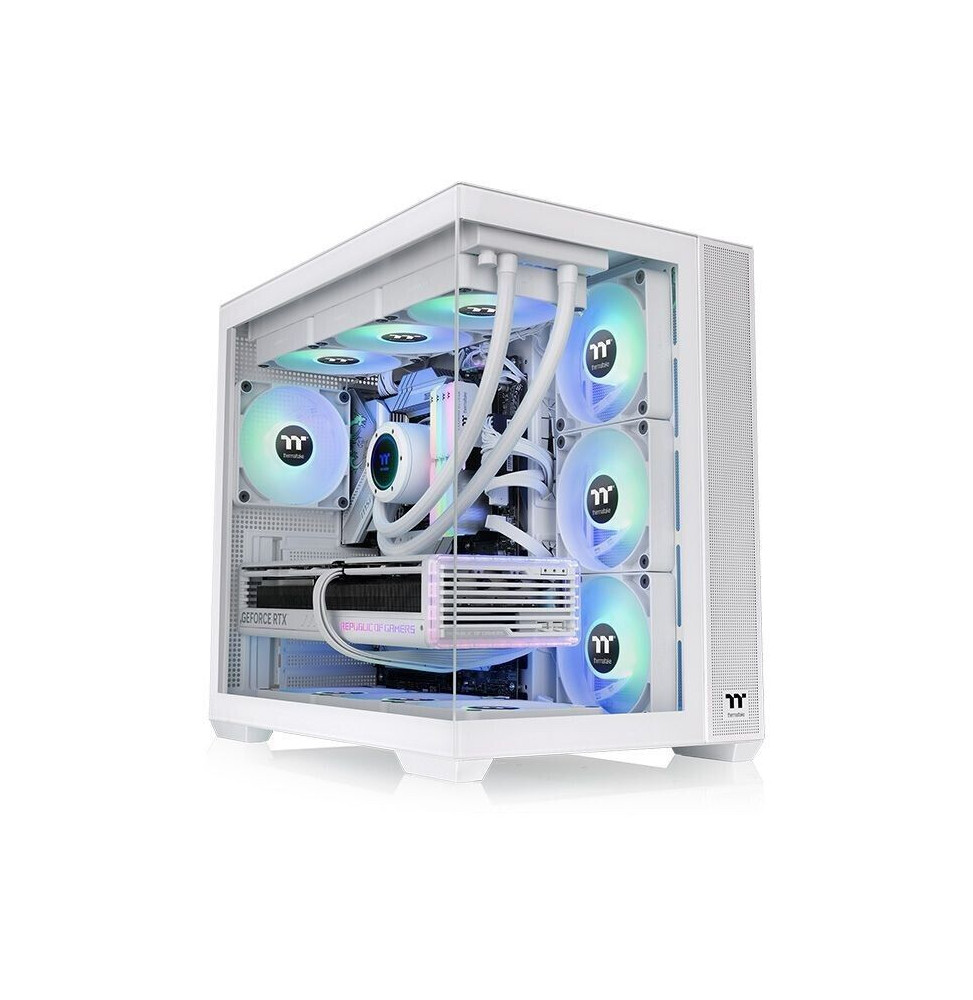 PC- Case Thermaltake View 380 TG ARGB Snow White