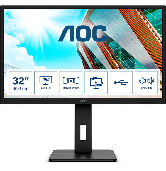 TFT AOC Q32P2 80cm (31.5)LED,2xHDMI,DisplayPort