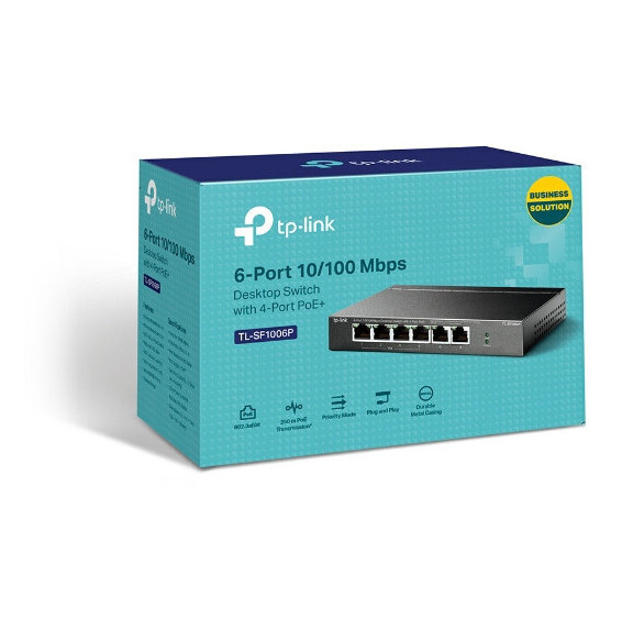 TP-Link Switch 6-Port 10/100 TL-SF1006P