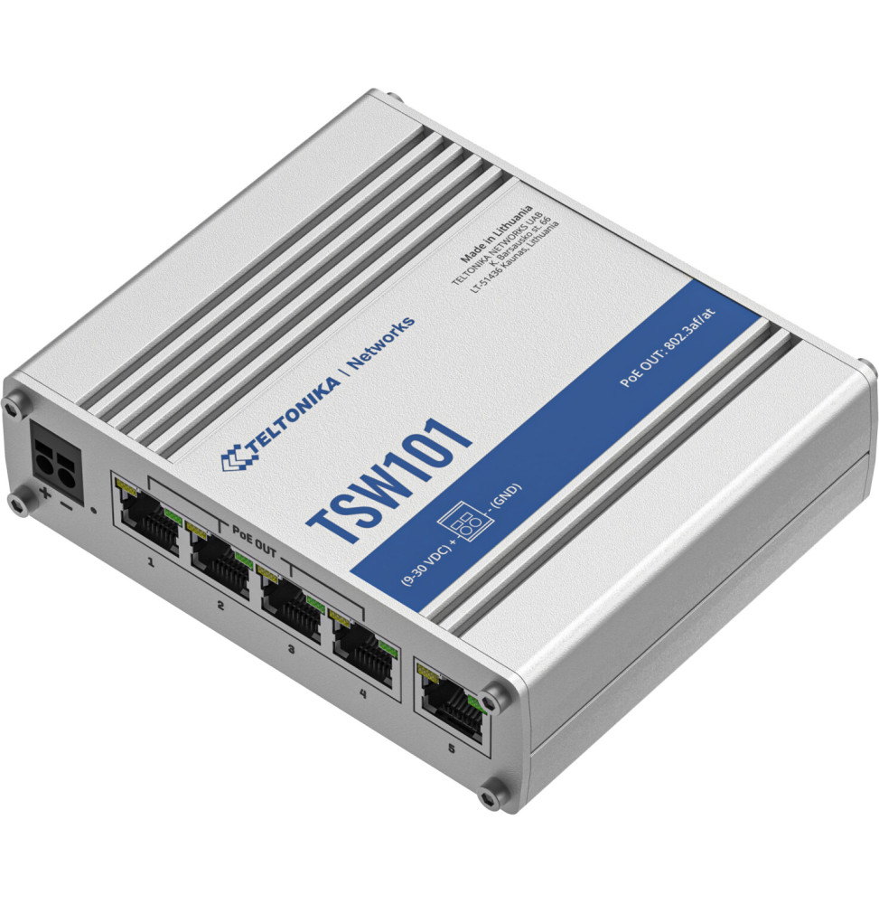 Teltonika TSW101 5-port Switch 5x10/100/1000