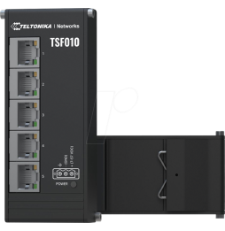 Teltonika TSF010 Unmanaged Ethernet-Switch 5x100 Mbps, flat