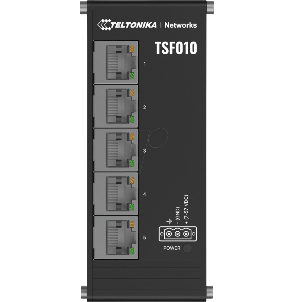 Teltonika TSF010 Unmanaged Ethernet-Switch 5x100 Mbps, flat