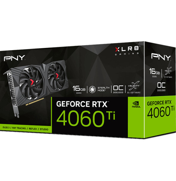 VGA PNY GeForce® RTX 4060 TI 16GB Verto OC