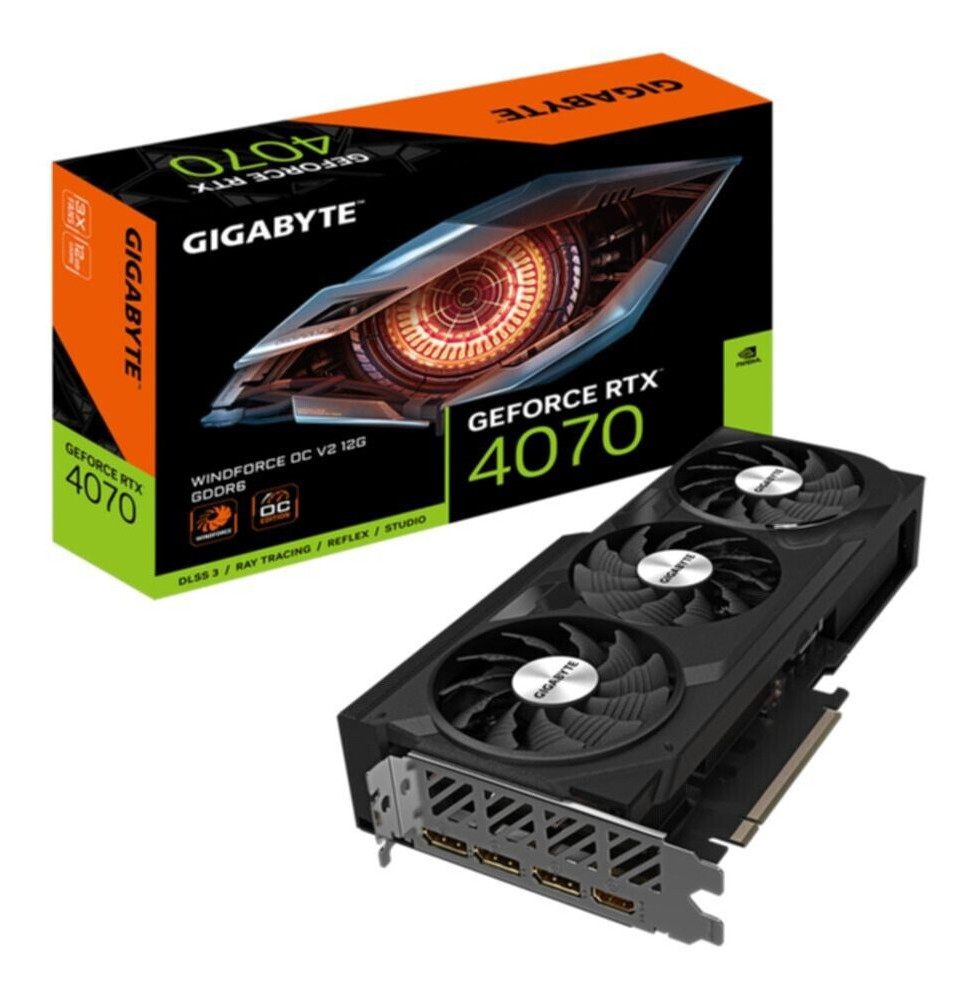 VGA Gigabyte GeForce® RTX 4070 12GB Windforce OC V2