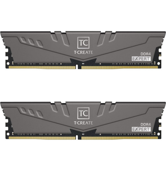 DDR4 32GB KIT 2x16GB PC 3200 Teamgroup T-Create Expert OC10L TTCED432G3200HC16FDC01 grau