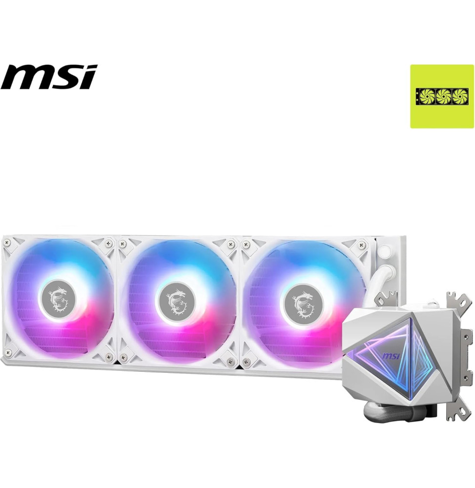 Cooler MSI MAG CORELIQUID I360 White - Wasserkühlung