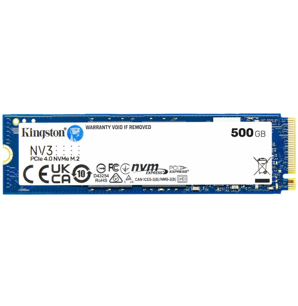 SSD Kingston NV3 500GB Kingston SNV3S/500G M.2 PCIe 4.0 NVMe