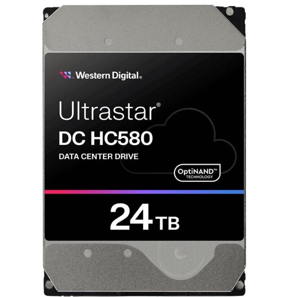 HDD WD Ultrastar DC HC580 WUH722424ALE6L4 - Festplatte - 24 TB - intern - 3.5 (8.9 cm)