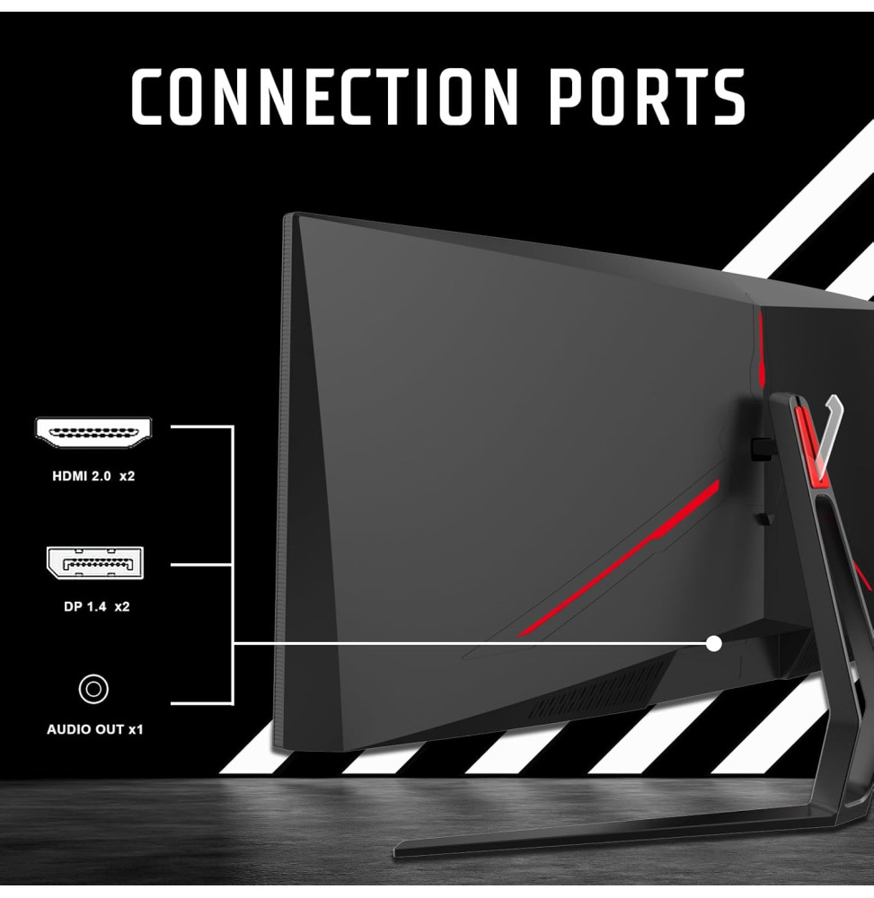 Itek GGC Monitor - 38.5 Curved 2560x1440 WQHD, 165Hz VA Panel, 4ms OD Response