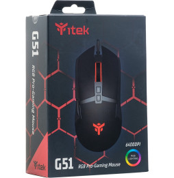 Mouse Gaming Itek G51 - 6400DPI ARGB