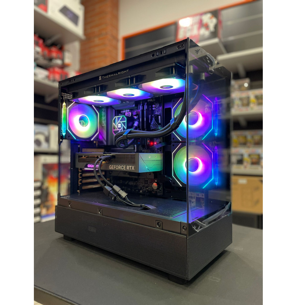 PC Gaming DBlack R44s AMD Ryzen 7 7800X3D - NVidia RTX 4070 Ti Super 12GB - 32GB DDR5 - SSD M2 1TB - Liquid