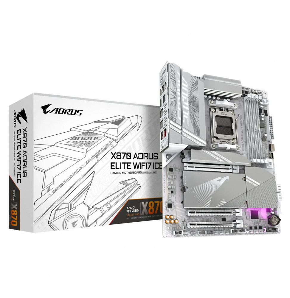 Gigabyte GA-X870 AORUS ELITE WF7 ICE (AM5) (D)