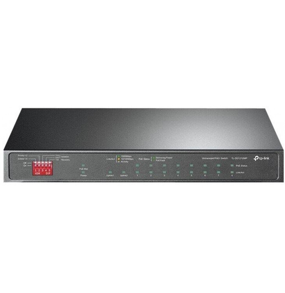 TP-Link Switch 8-port 10/100/1000 TL-SG1210MP