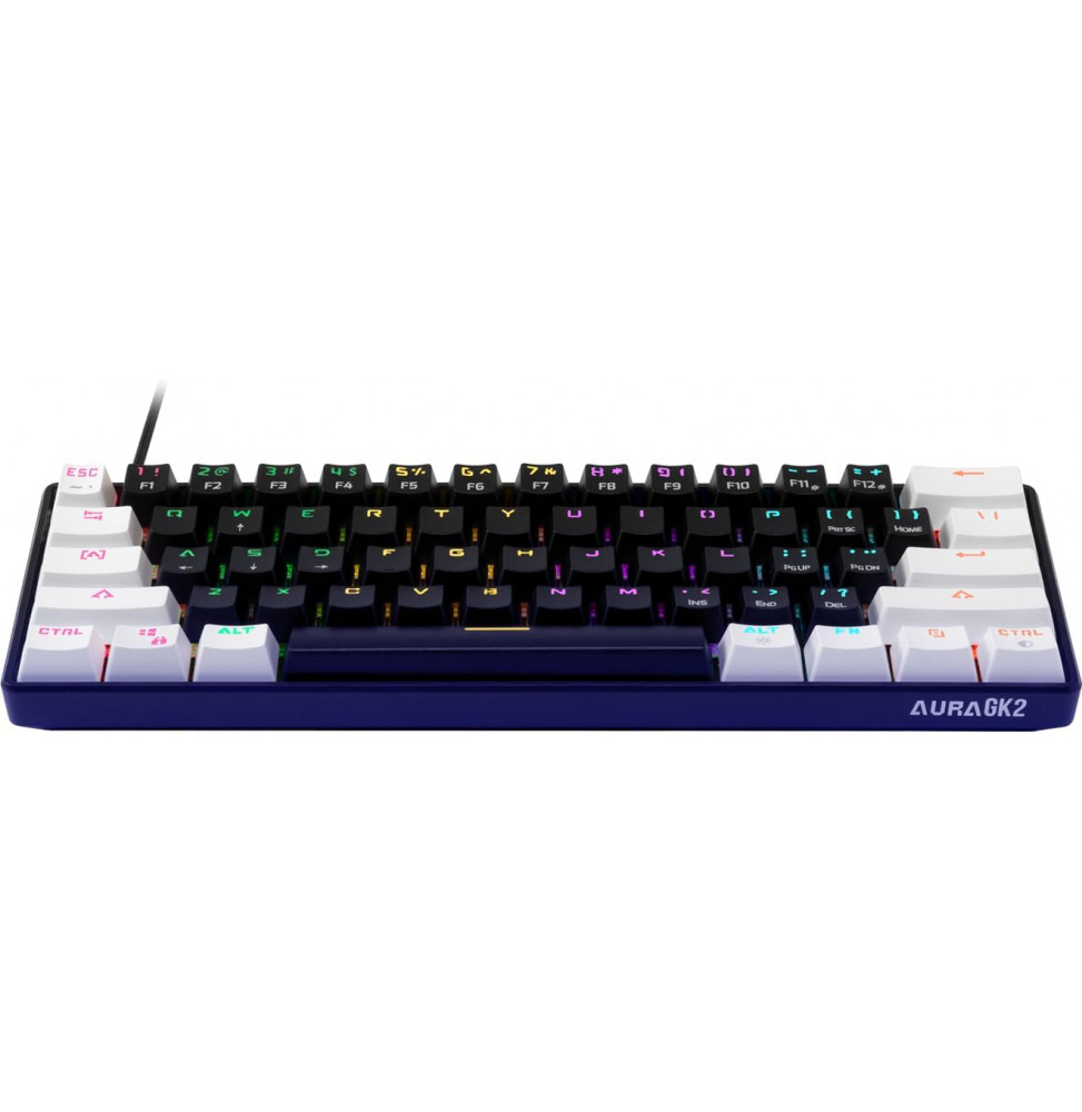 Tastiera Gaming GAMDIAS AURA GK2 IT BW MECCANICA DUAL-COLOR KEYCAP - Switch Red