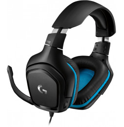 Logitech G432 Cuffie Gaming Cablate, Audio Surround 7.1, DTS: x 2.0, Driver 50 mm, ‎Jack USB 3.5 mm, Microfono Flip-to-Mute