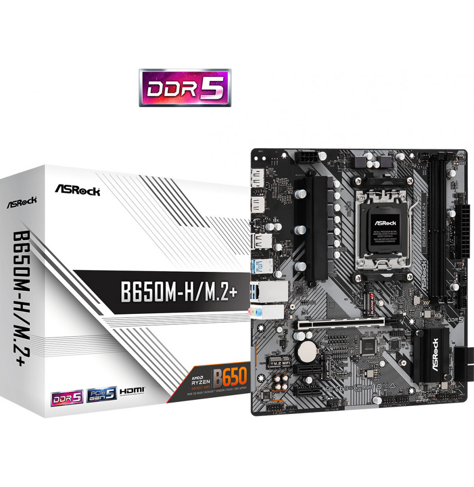 ASROCK B650M-H/M.2+ (AM5) (D)