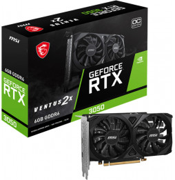 VGA MSI GeForce® RTX 3050 6GB Ventus 2X E OC