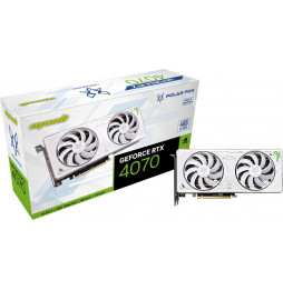 VGA Man GeForce® RTX 4070 12GB Polar Fox - White (Twin Cooler)