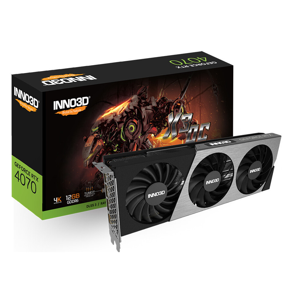 VGA Inno3D GeForce® RTX 4070 12GB X3 OC GDDR6