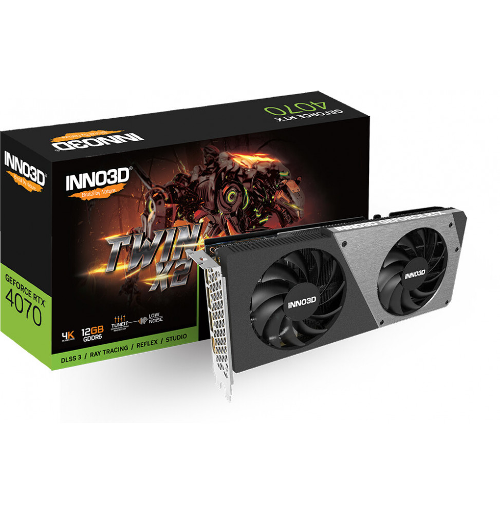 VGA Inno3D GeForce® RTX 4070 12GB Twin X2 GDDR6