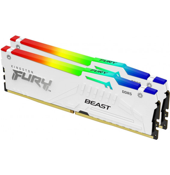 DDR5 32GB KIT 2x16GB PC 6000 Kingston FURY Beast RGB EX KF560C30BWEAK2-32