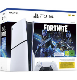 PlayStation 5 D Chassis Slim Disco Cobalt Star Fortnite PS5