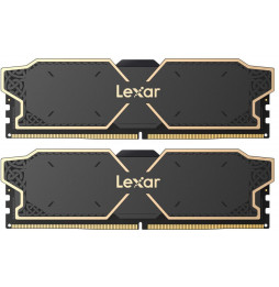 DDR5 32GB KIT 2x16GB PC 6000 Lexar THOR CL38 with heatsink schwarz LD5U16G60C38LG-RGD