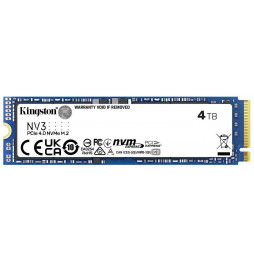 SSD Kingston NV3 4TB Kingston SNV3S/4000G M.2 PCIe 4.0 NVMe