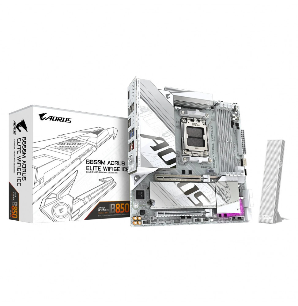 Gigabyte GA-B850M A ELT WF6E ICE (AM5) (D)