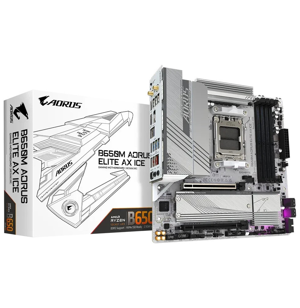 Gigabyte GA-B650M-A Elite AX Ice (AM5) (D)