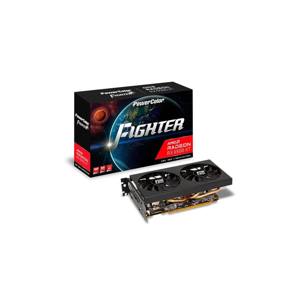 VGA PowerColor Radeon Fighter RX 6500XT 8GB GDDR6