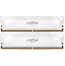 DDR5 32GB KIT 2x16GB PC 6400 Crucial PRO Overclocking Edition CP2K16G64C38U5W weiß