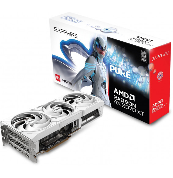 VGA SAPPHIRE PURE Radeon RX 9070 XT 16GB Gaming OC (UEFI)